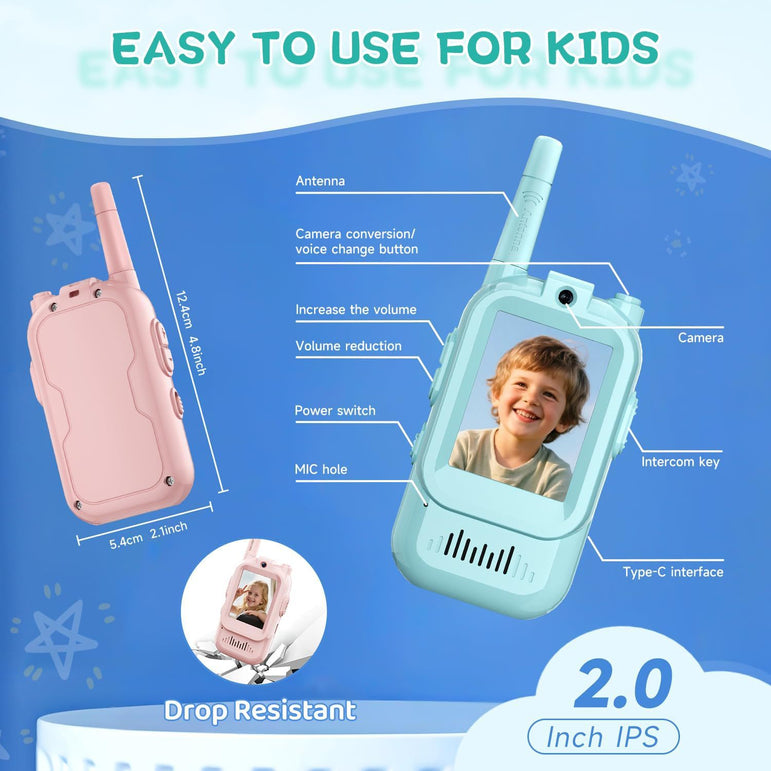 PixiChat Live Video Walkie Talkie  For Kids  4+ Yr Old